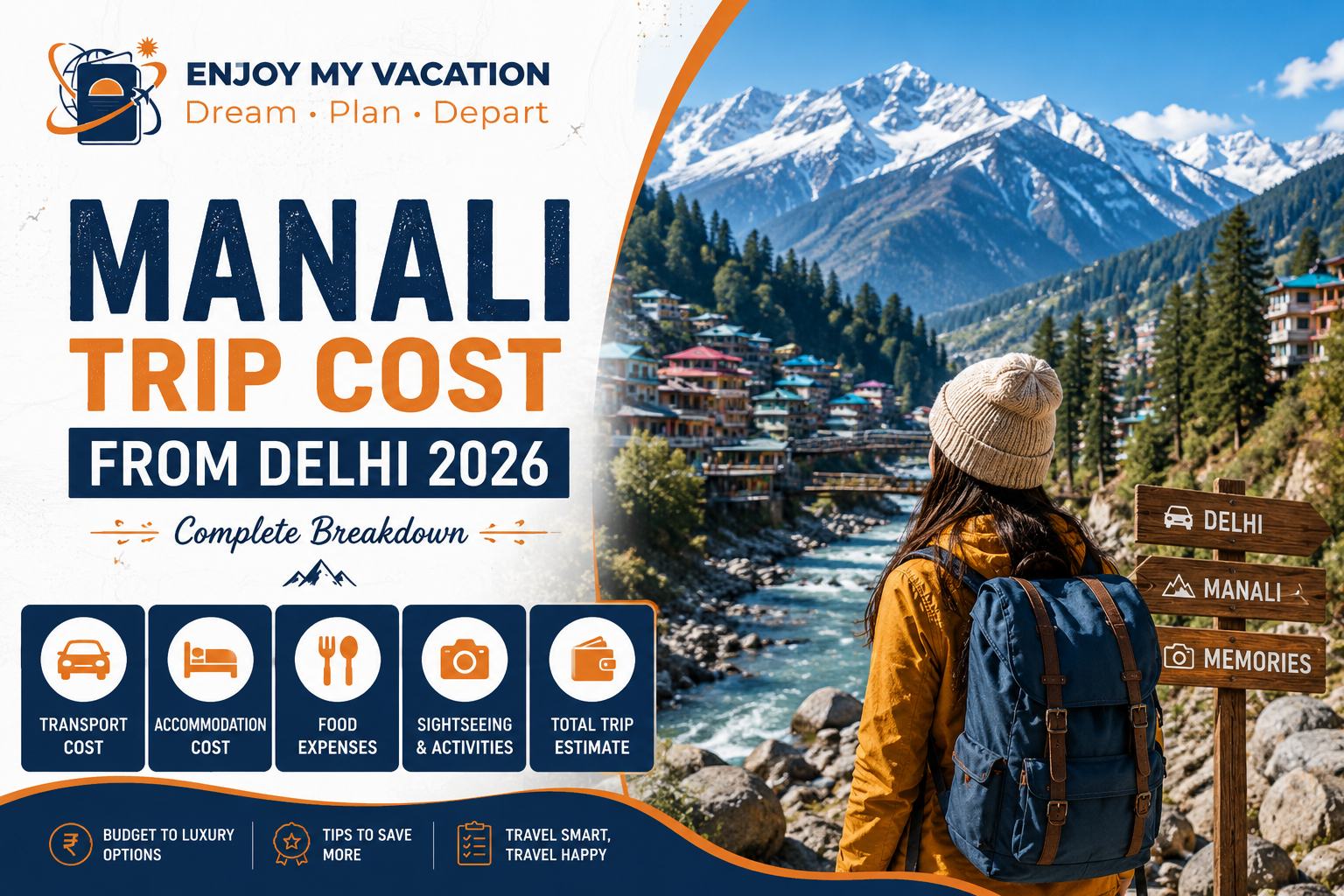 Manali Trip Cost from Delhi 2026 | Complete Budget Breakdown